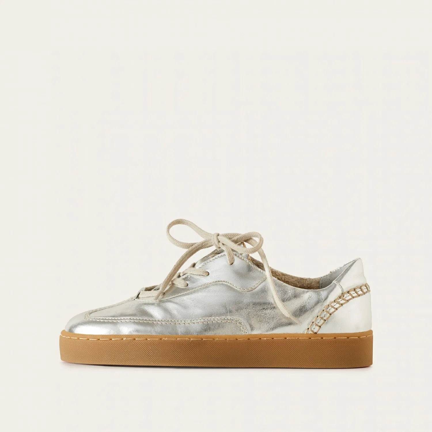Sneakersy-Balagan Aluf Sneakersy, Srebrny