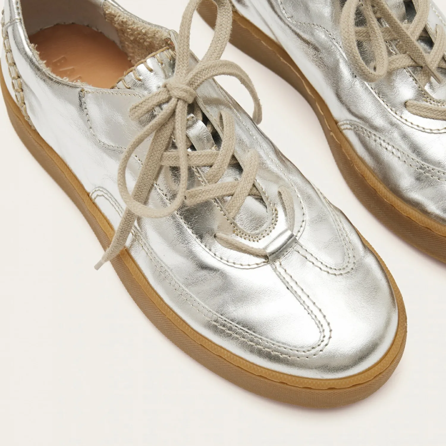 Sneakersy-Balagan Aluf Sneakersy, Srebrny