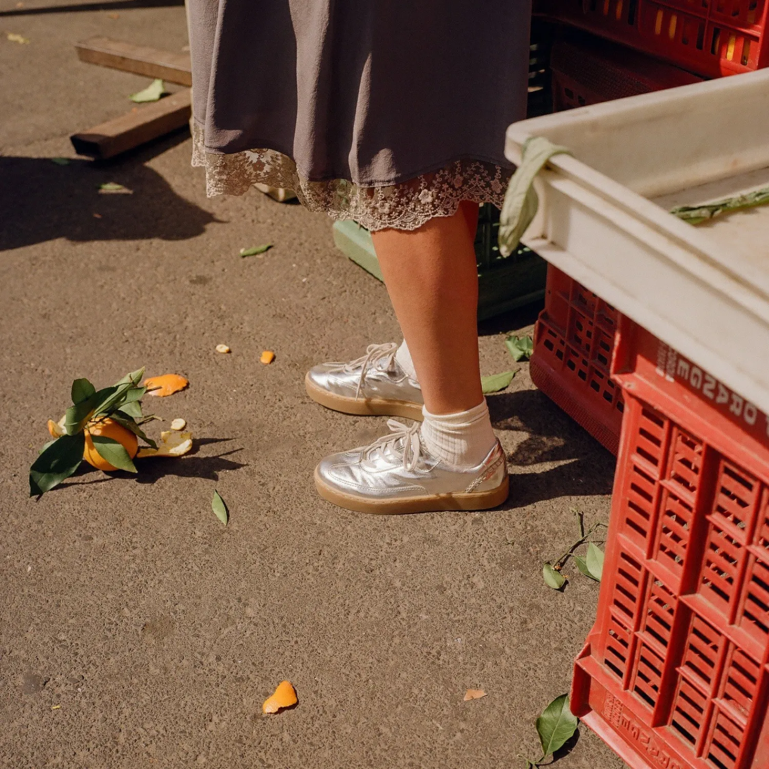 Sneakersy-Balagan Aluf Sneakersy, Srebrny