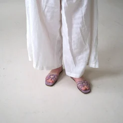 Sandaly-Balagan Amfi Sandaly, Lawendowy Zamsz