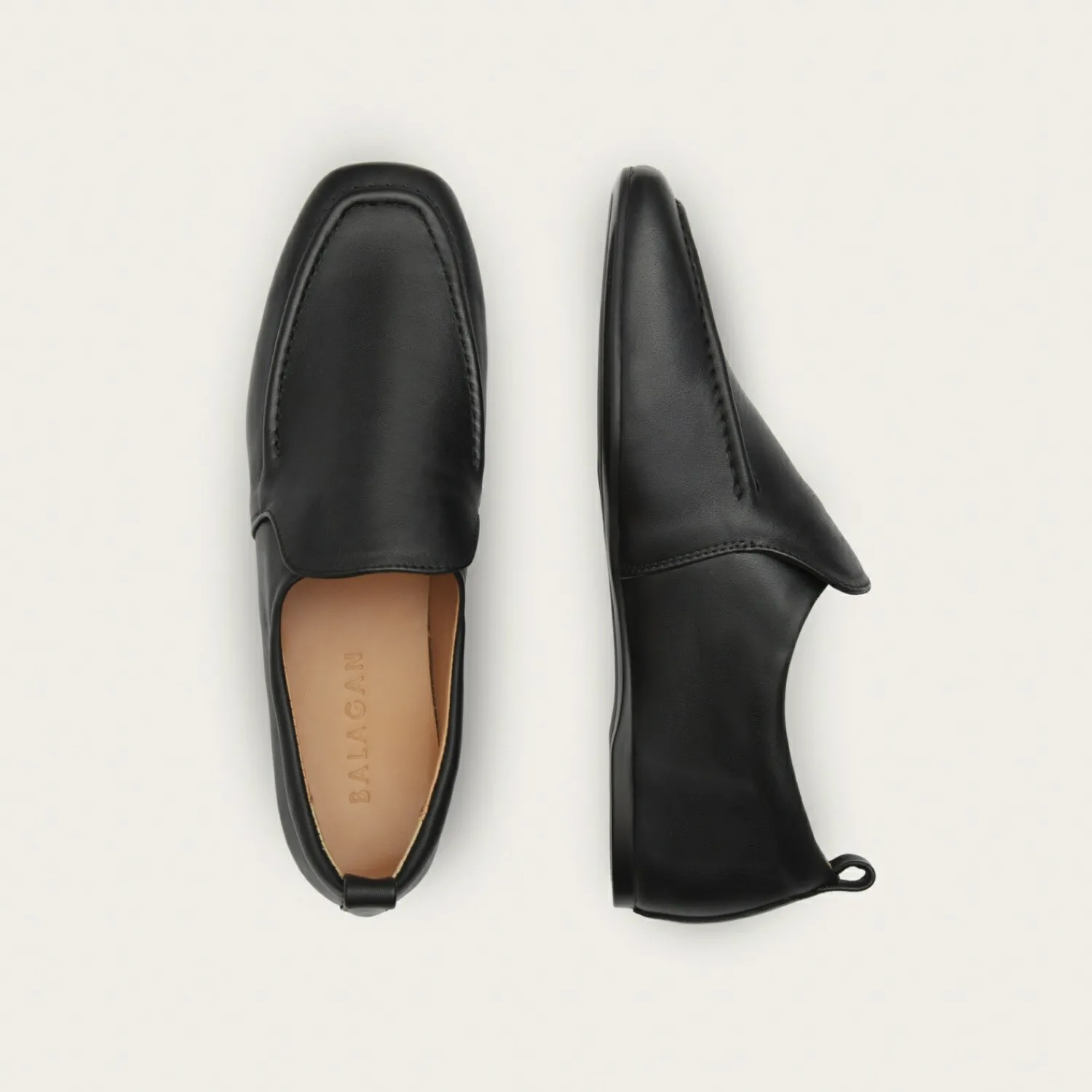 Półbuty-Balagan Enzo Loafersy, Czarny