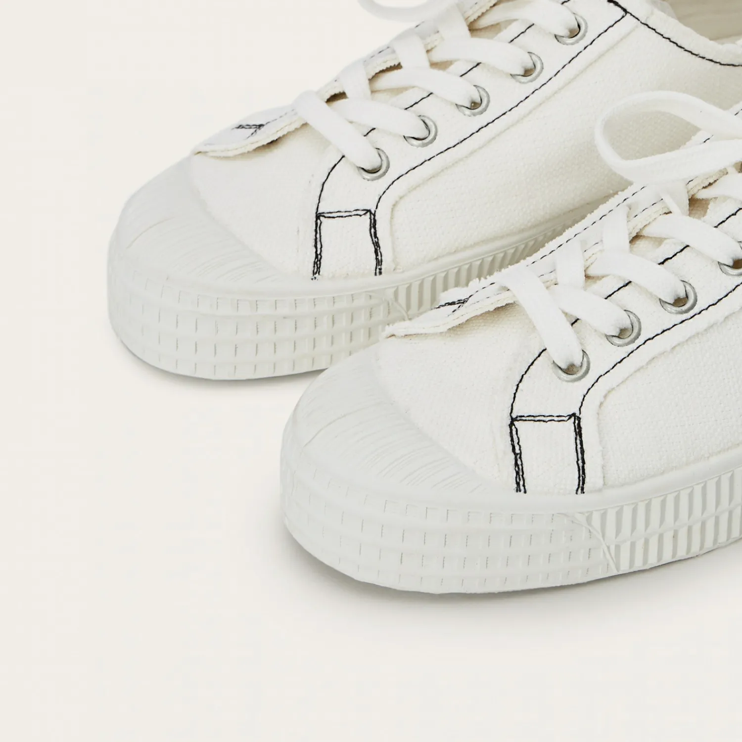 Sneakersy-Balagan Novesta Star Master Sneakersy Damskie Vegan, Perlowy Z Czarna Nicia