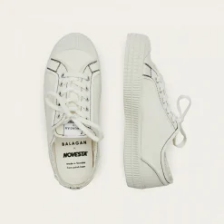 Sneakersy-Balagan Novesta Star Master Sneakersy Meskie Vegan, Perlowy Z Czarna Nicia