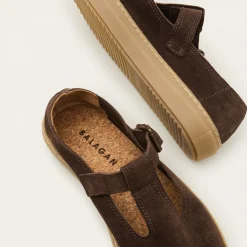 Sneakersy-Balagan Sababa Sneakersy, Kawowy Welur
